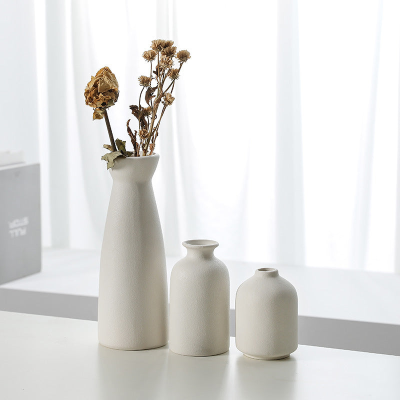 Modern Ceramic Vase Set (3 Pieces)