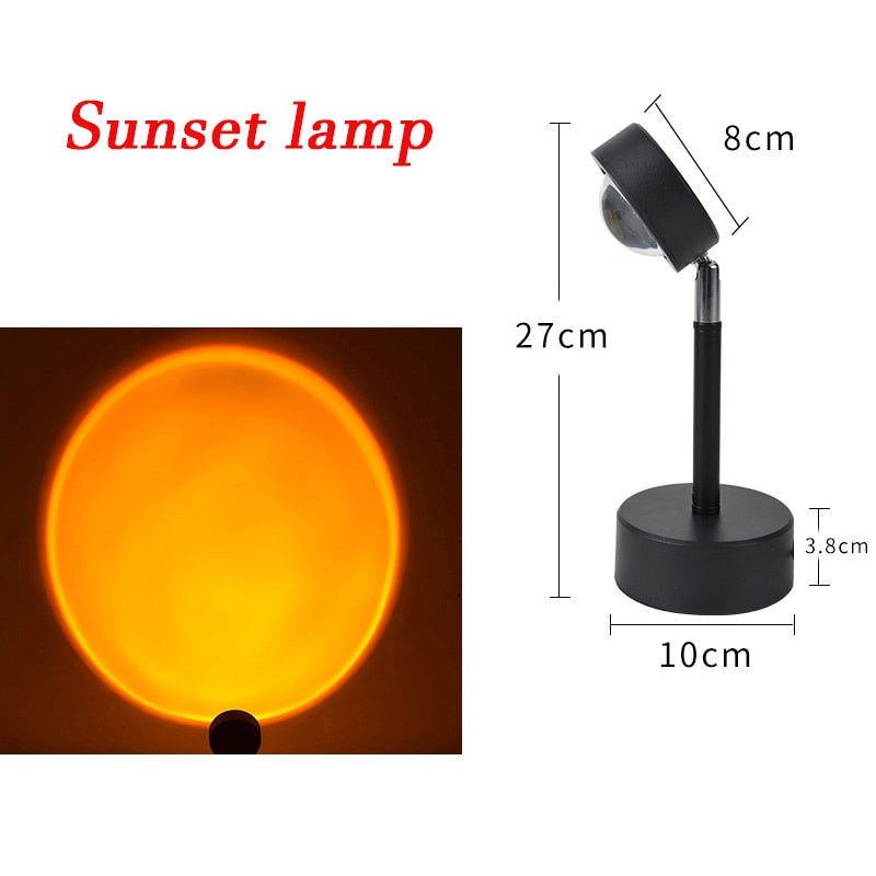 Sunset Lamp Projection